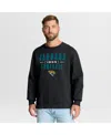 Fanatics Men's Black Jacksonville Jaguars Powerful Throw Legacy Pullover Sweatshirt In Black
