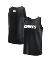 Fanatics Men's Black Kansas City Chiefs Elements Tank Top In Black