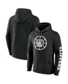 Fanatics Men's Black La Clippers Put Me In Coach Fleece Pullover Hoodie In Black