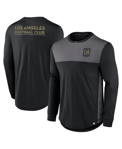 Fanatics Men's Black Lafc Mid Goal Long Sleeve T-shirt