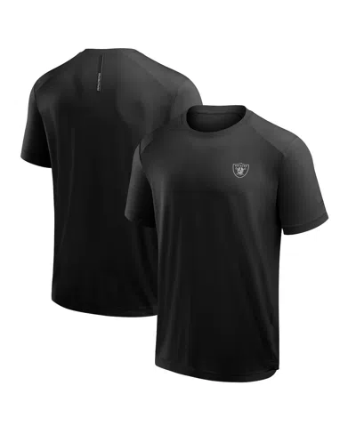 Fanatics Men's Black Las Vegas Raiders Front Office Move Mono T-shirt In Gray