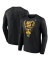 Fanatics Men's Black Los Angeles Galaxy 2024 Mls Cup Champions Locker Room Long Sleeve T-shirt In Black