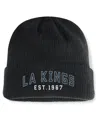 Fanatics Men's Black Los Angeles Kings Andee Cuffed Beanie In Black