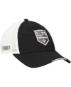 Fanatics Men's Black Los Angeles Kings Authentic Pro Draft Adjustable Trucker Hat In Black