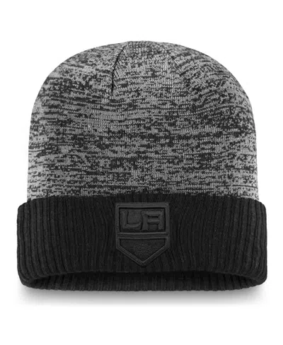 Fanatics Men's Black Los Angeles Kings Authentic Pro Travel Training Cuffed Knit Hat