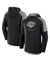 Fanatics Men's Black Los Angeles Kings Meta Game Transitional Pullover Hoodie
