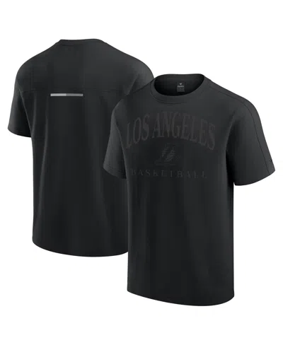 Fanatics Men's Black Los Angeles Lakers Flex Tri-blend T-shirt