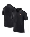Fanatics Men's Black Los Angeles Lakers Front Office Polo Shirt In Black