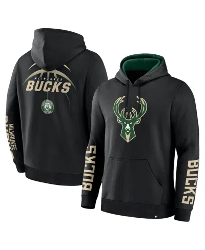 Fanatics Men's Black Milwaukee Bucks Legacy Guard Pullover Hoodie