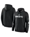 Fanatics Men's Black Minnesota United Fc Penalty Kick Legacy Pullover Hoodie In Black