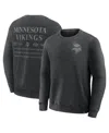 Fanatics Men's Black Minnesota Vikings Deep Route Pullover Sweatshirt In Black