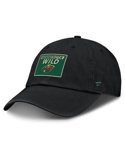 Fanatics Men's Black Minnesota Wild Authentic Pro Prime Adjustable Hat