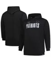 Fanatics Men's Black New England Patriots Big Tall Chip Shot Hoodie In Black