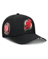Fanatics Men's Black New Jersey Devils 2025 Nhl Draft Authentic Pro On-stage Podium A-frame Adjustable Hat In Black