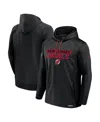 Fanatics Men's Black New Jersey Devils Authentic Pro Rink Fleece Pullover Hoodie In Black
