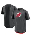 Fanatics Men's Black Detroit Red Wings Authentic Pro Rink Tech T-shirt In Black