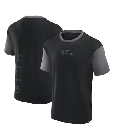 Fanatics Men's Black New York City Fc Recovery T-shirt