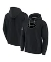 Fanatics Men's Black New York Jets Elements Pace Fleece Pullover Hoodie In Black