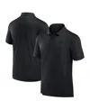 Fanatics Men's Black New York Jets Front Office Move Mono Polo Shirt In Black