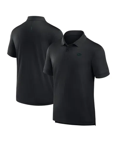 FANATICS MEN'S BLACK NEW YORK JETS FRONT OFFICE MOVE MONO POLO SHIRT