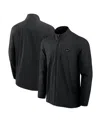 Fanatics Men's Black New York Jets Front Office Woven Full-zip Jacket In Black