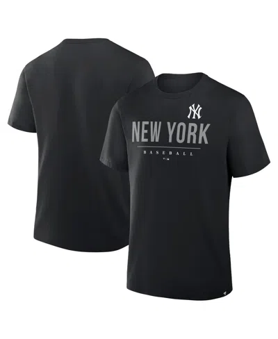 Fanatics Men's Black New York Yankees Color Pop Legacy Clubhouse T-shirt