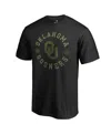 Fanatics Men's Black Oklahoma Sooners Liberty T-shirt In Black