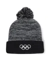Fanatics Men's Black Olympic Games Cuffed Knit Hat With Pom In Black