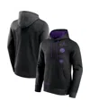 Fanatics Men's Black Orlando City Sc Halftime Pullover Hoodie In Gray
