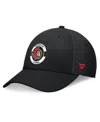 Fanatics Men's Black Ottawa Senators Authentic Pro Training Camp Flex Hat In Black