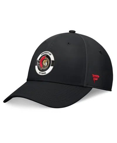 Fanatics Men's Black Ottawa Senators Authentic Pro Training Camp Flex Hat