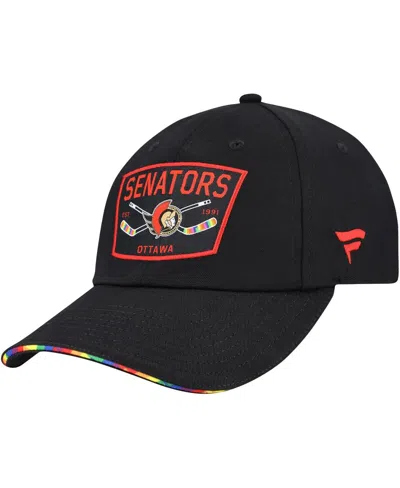 Fanatics Men's Black Ottawa Senators Hife Adjustable Hat