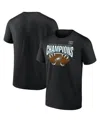 Fanatics Men's Black Philadelphia Eagles 2024 Nfc Champions Big Tall Hometown Not Done Yet T-shirt In Black