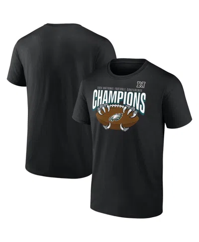Fanatics Men's Black Philadelphia Eagles 2024 Nfc Champions Hometown Not Done T-shirt