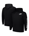 Fanatics Men's Black Philadelphia Eagles Big Tall Full-zip Hoodie In Black
