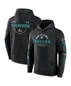 Fanatics Men's Black Philadelphia Eagles Super Bowl Lix Champions Four Piece Multi Hit Pullover Hoodie In Black