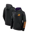 Fanatics Men's Black Phoenix Suns Baller Defender Performance Full-zip Hoodie In Black