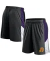 Fanatics Men's Black Phoenix Suns Practice Performance Shorts In Black