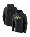Fanatics Men's Black Pittsburgh Penguins Authentic Pro Secondary Pullover Hoodie In Black