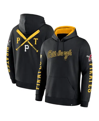 Fanatics Men's Black Pittsburgh Pirates Big City Legacy Fleece Pullover Hoodie