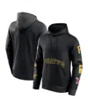 Fanatics Men's Black Pittsburgh Pirates Wild Winner Pullover Hoodie In Black