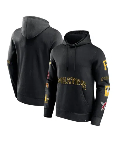 Fanatics Men's Black Pittsburgh Pirates Wild Winner Pullover Hoodie