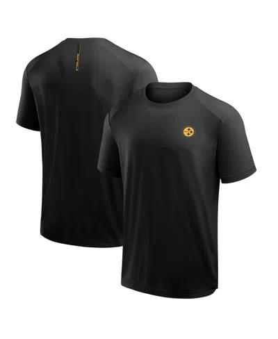 FANATICS MEN'S BLACK PITTSBURGH STEELERS FRONT OFFICE MOVE MONO T-SHIRT
