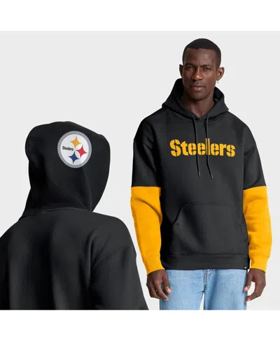 Fanatics Men's Black Pittsburgh Steelers Helmet Pullover Hoodie