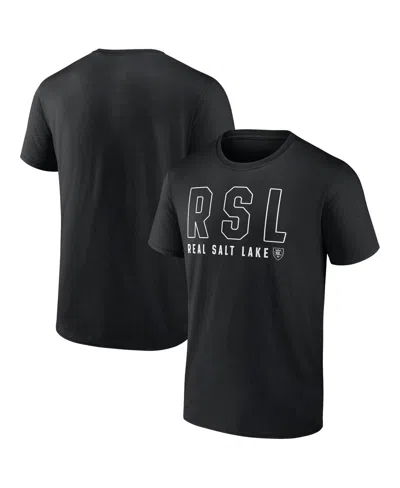Fanatics Men's Black Real Salt Lake Fundamentals Stealth T-shirt