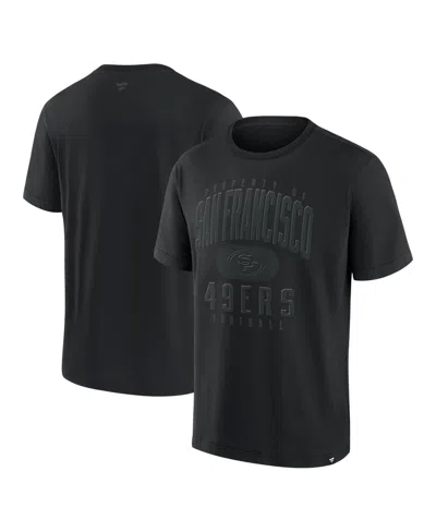 Fanatics Men's Black San Francisco 49ers Black Out Heavyweight T-shirt