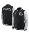Fanatics Men's Black San Francisco Giants Elements Elite Full-snap Jacket In Black