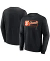 Fanatics Men's Black San Francisco Giants Focus Fleece Pullover Sweatshirt In Black