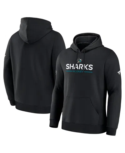 Fanatics Men's Black San Jose Sharks Authentic Pro Primary Hoodie