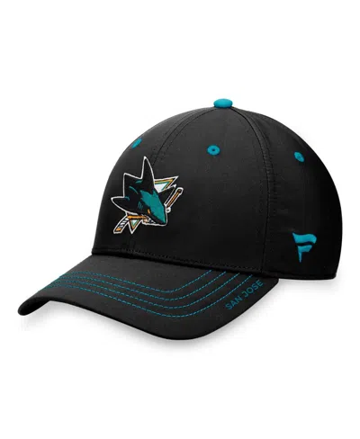 Fanatics Men's Black San Jose Sharks Authentic Pro Rink Flex Hat